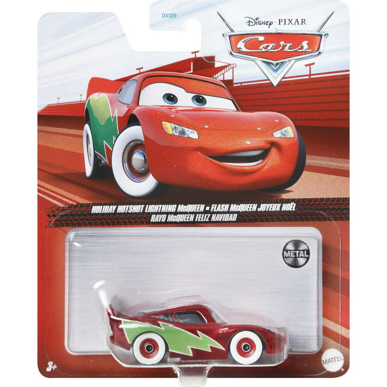 Pixar Cars Metal Series 1:64 Scale, Holiday Hotshot Lightning McQueen