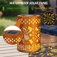 thumbnail image 5 of JINTION  2 Pack Solar Outdoor Lantern Lights Waterproof Hanging Metal Decorative Gift for Garden Patio Yard Lawn Tabletop Women Mum Grandma, 5 of 6