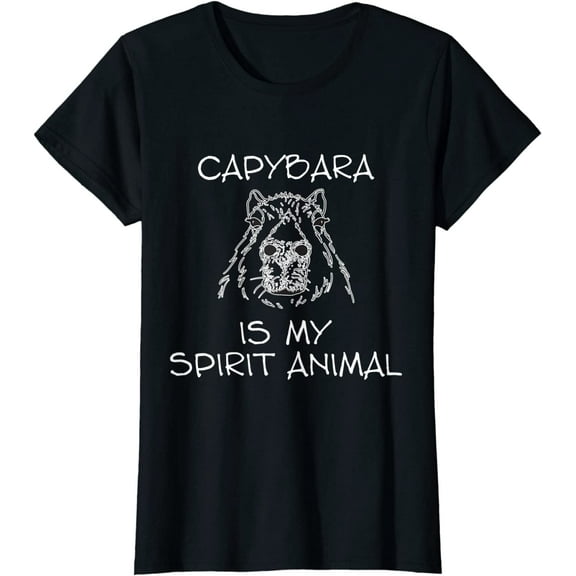 Capybara Is My Spirit Animal Funny Lover Gift Saying T-Shirt