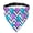 482, variant on DIQADILA Purple Zig Zag Pineapple Pattern Print Over the Collar Clip-On Dog Pet Bandana