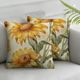 thumbnail image 3 of nygtbtfer Pillow Covers Set of 2 Spring Decorative Throw Pillow Covers Floral Farmhouse Cushion Cases for Sofa Couch Living Room Outdoor Home Decor White, 3 of 7