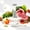 Gray, variant on Multi-Functional Vegetable & Meat Mincer, Manual Hand Crank Food Grinder, Easy to Clean Meat & Vegetable Mincer for Household Kitchen Cooking