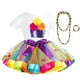 thumbnail image 2 of Falda de ballet con tutú arcoíris para niñas JOINSI con camisa collar y pulsera mediana, 2 of 2