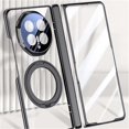 thumbnail image 4 of Case For Huawei Honor Magic V6, Magnetic Cover With Screen Protector Supports Wireless Charging Ring Kickstand Shell, 4 of 7