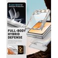 thumbnail image 2 of i-Blason Cosmo for Samsung Galaxy Z Flip 6 / Flip 5 Case [Built-in Front Screen Protector] [Hinge Protection] [Support Wireless Charging] Slim Clear Protective Phone Case Cover for Galaxy Z Flip 6/5, 2 of 6