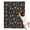 Robot and Lightning Black Pattern, variant on Robot and Lightning Black Pattern Sherpa Fleece Throw Blanket,Soft Plush,Warm,All Season,Cozy Fuzzy Flannel Blanket for Sofa Bed Couch Living Room Chair,30"x40"
