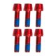thumbnail image 2 of 6 tornillos para vástago de bicicleta, tornillos de freno, piezas duraderas para manillar. Rojo, 2 of 8