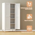 thumbnail image 5 of HUAXRON 64" Metal Garage Storage Cabinets with 4 Adjustable Shelves, Steel Utility Storage Cabinets for Home,Office,  Assemble Required, 5 of 10