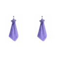 thumbnail image 2 of Billuyoard Lindo Cara Toalla de Mano Coral Terciopelo Limpiar Colgante Limpieza Violeta 2piezas Billuyoard CBP009092, 2 of 3