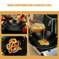 thumbnail image 3 of HAMPPLIES Hot Pot Pot with Spillproof Feature Stainless Steel for Home Cooking 1Pack, 3 of 8