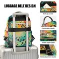 thumbnail image 3 of FORMRS Mini Backpack Purse for Women Travel Daypack Casual Shoulder Bag, Colorful Plants, 3 of 7