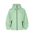 thumbnail image 2 of Zimjoy Mens Windbreaker Jacket Casual Big and Tall Waterproof Full Zip Jackets Lightweight Hooded Rain Coat with Pocket Fishing Hiking Clothing, Mint Green 2XL, 2 of 4