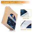 thumbnail image 5 of Yayeee Napkin Holder for Table Kitchen Paper Tissue Organization, Ocean Waves, 5 of 8