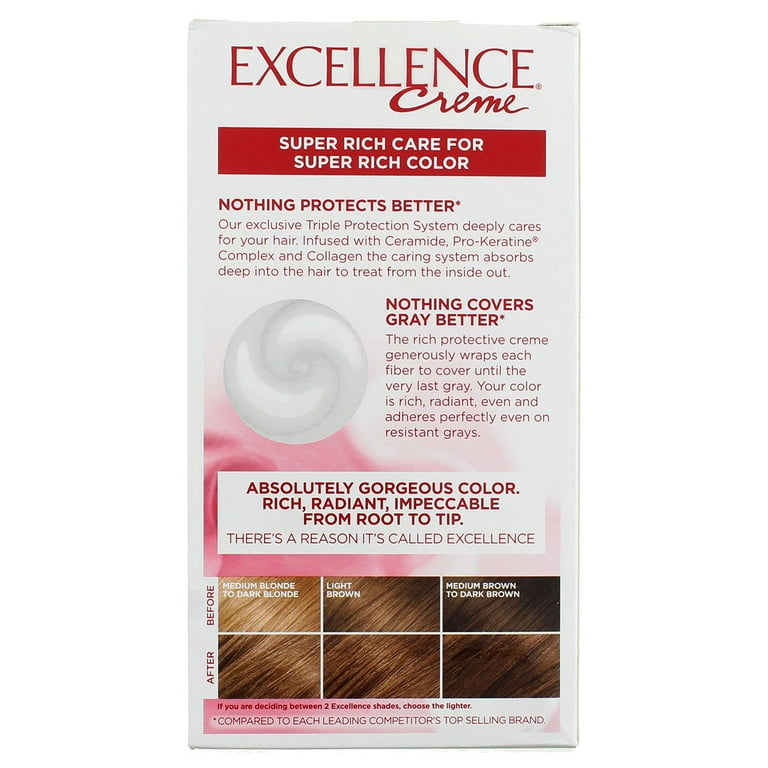 Excellence Triple Protection Color, Light Golden Brown 6G