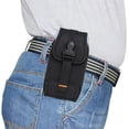 thumbnail image 2 of Belt Bag for Phone with Belt Clip Card Holder Pouch Bag for Men Vintage Cards Tools Organizer, 2 of 12