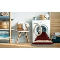 thumbnail image 2 of Ahgly Company Machine Washable Indoor Round Contemporary Camel Brown Area Rugs, 5' Round, 2 of 7