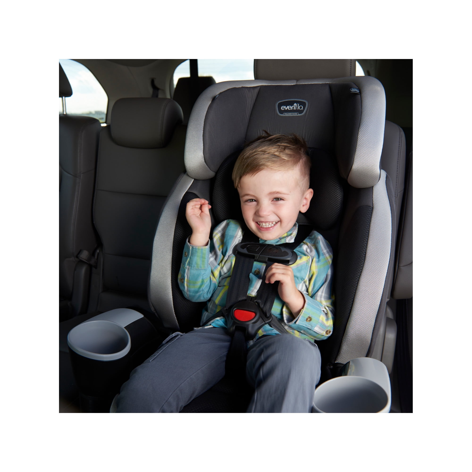 Evenflo Maestro Sport Harness Booster Toddler Car Seat (Palisade Blue)