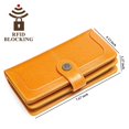 thumbnail image 3 of Women'S Wallet Genuine Leather Rfid Blocking Large Capacity Trifold Ladies Wallet(), 3 of 6