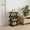 Black, variant on YUCHANG Foldable Shoes Rack,Bamboo Shoes Organizer for Entryway ,Free Standing Rack, 5-Layers ,tawny