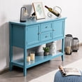 thumbnail image 5 of Costway Sideboard Buffet Table Wooden Console Table w/ Drawers & Storage Cabinets Blue, 5 of 12