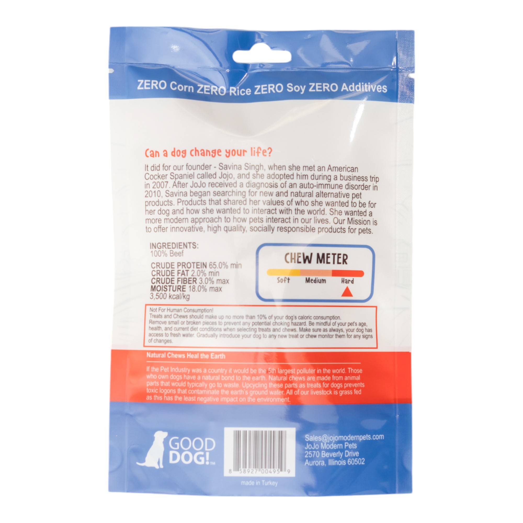 Country Living All-Natural Beef Bully Stick Dog Treats – 6-inch Standard (10-Pack)