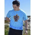 thumbnail image 2 of Watercolor Sea Turtle Art Tie Dye Cyclone Men -Image by Shutterstock, Male XX-Large, 2 of 4