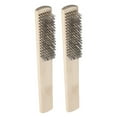 thumbnail image 4 of Soimiss 2Pcs Steel Wire Brush Set with Comfortable Grip and High Fatigue Resistance, 4 of 8