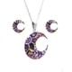 thumbnail image 1 of Juego Zvezda Luna color Morado plata .925 Zvezda ZJU-FIG-LUNA-A, 1 of 7