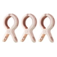 thumbnail image 2 of DOLITY Beach Towel Clips Hanging Clip Clamps for Beach Chair Pool Chair Pink, 2 of 3