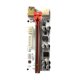 thumbnail image 4 of Tarjeta elevadora PCI-E Tarjeta de expansión 1x a 16x Tarjeta de video Tarjeta de expansión de 8 capacitores para minería de computadoras, Rojo Inevent EL004741-01B, 4 of 7