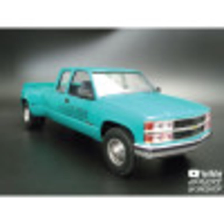 AMT: 1996 Chevy C-3500 Dually Pickup Model Kit - 46 Parts, Easy