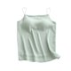 thumbnail image 2 of Pijama de manga corta para mujer, de gasa, con cuello en V y tirantes, para verano. Blusa de poliéster para mujer., 2 of 5