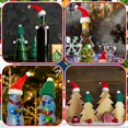 thumbnail image 6 of Dalrosia Mini Knit Santa Hat Mini Christmas Scarf Set Mini Scarf for Crafts Mini Christmas Decorations Christmas Tree Ornaments for DIY Craft Art Snowman Doll, 6 of 6