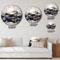 thumbnail image 4 of Designart "Daring Mountain Horizons III" Abstract Landscape Oversized Wall Clock, 4 of 5