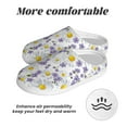 thumbnail image 6 of Kdxio Daisies Flowers Women's Men's Slippers Plush Slip-On House Slipper for Winter Indoor Soft Cushion Non-slip Fluffy Slides Slippers-13, 6 of 7