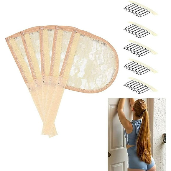 Ponytail Net Base For Making Ponytail Ponytail Base With Combs For Ponytail