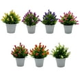 thumbnail image 4 of Xingzhi Realistic Appearance Low Maintenance Artificial Flowers And Plants Easy To Clean sunset red 1Set, 4 of 6