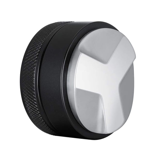 Inteprter Kit de herramientas de barista negro, herramienta de distribución de altura ajustable, nivelador Premium de manipulación de acero Juegos de servir café y té