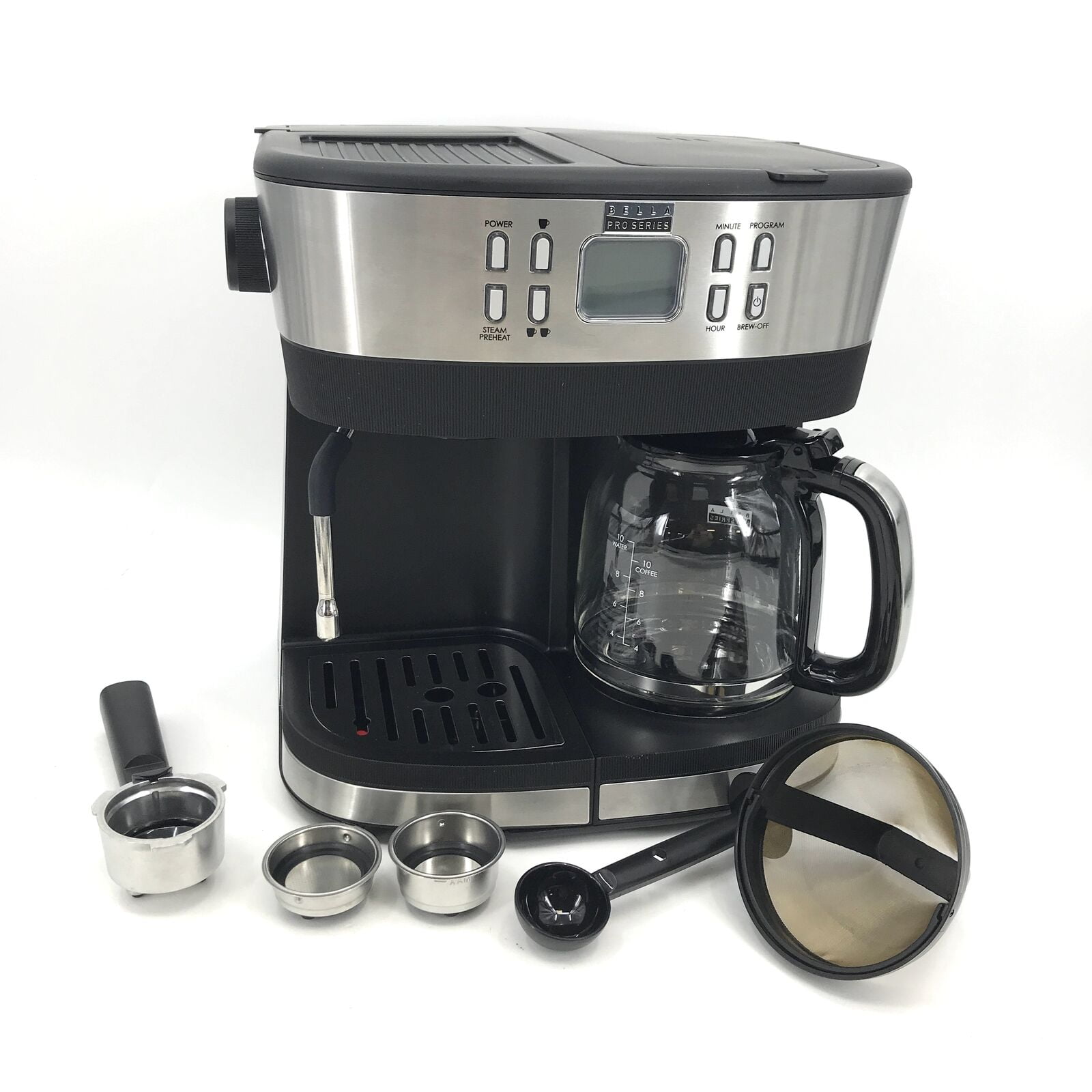 bella pro series espresso machine combo