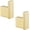 Single Hook-Brushed Gold, variant on Black Double Towel Hook SUS304 Stainless Steel Towel Hooks for Bathroom Wall Mounted Coat Hooks Heavy Duty Wall Hook Square Hand Towel Holder Matte Black Robe Hook.96009-8MB-2