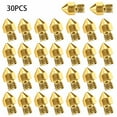 thumbnail image 2 of 30Pcs 3D Printer Nozzle Accessory MK8 0.4mm - for CR - 10, Ender 3, Anet A8, Brass Material, Precise Size, 2 of 5