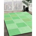 thumbnail image 3 of Ahgly Company Machine Washable Indoor Square Transitional Green Area Rugs, 5' Square, 3 of 7