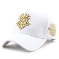 thumbnail image 2 of Gorra de béisbol bordada de verano para hombre, gorra de algodón puro, gorra de moda, gorra informal con gran circunferencia de la cabeza, sombrero para el sol, 2 of 5