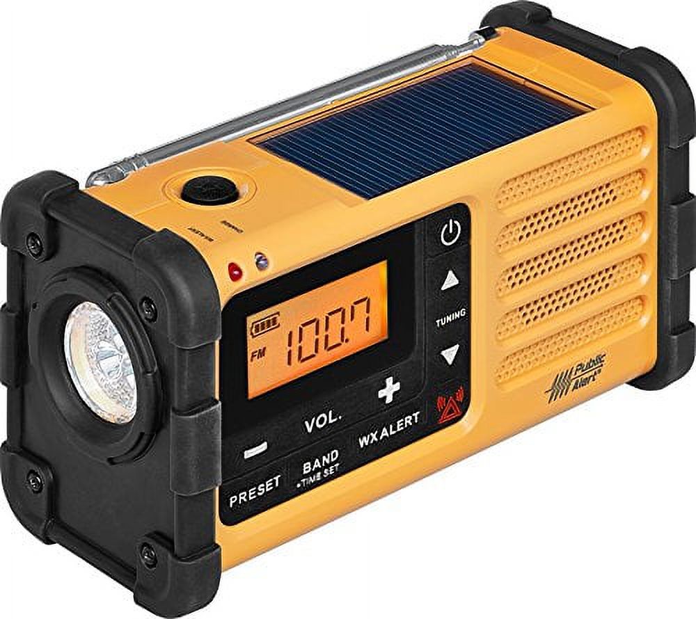 Sangean Portable Emergency Radio, Yellow, MMR-88 - image 2 of 2