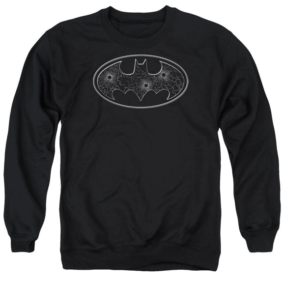 Batman - Glass Hole Logo - Crewneck Sweatshirt - XX-Large