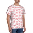 thumbnail image 5 of Rocae Kawaii Pigs for Men's Moisture-Wicking Crew Tee - T-Shirt for Sports, Outdoor Activities, and Casual Wear3X-Large, 5 of 9