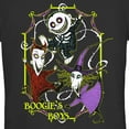 thumbnail image 2 of Junior's The Nightmare Before Christmas Boogie's Boys Crew Graphic Tee Black Small, 2 of 3