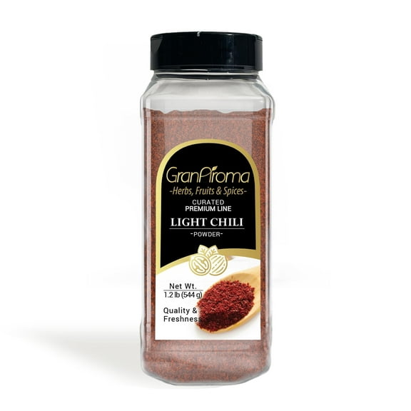 GranAroma Light Chili Powder, 1.2 lb, Chilis & Dry Rubs, Flavorful, Light Taste