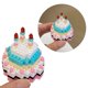 thumbnail image 2 of Bloques de construcción para pasteles Lindos pequeños plásticos colores vibrantes exquisitos micro bloques de construcción para niños educación familiar pastel de cumpleaños tamaño libre, 2 of 10