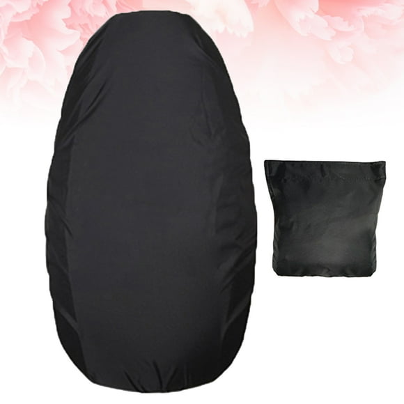 YSNOOWE Protector Negro Para Cojín De Motocicleta Con Resistente Y Almacenamiento Integrado
